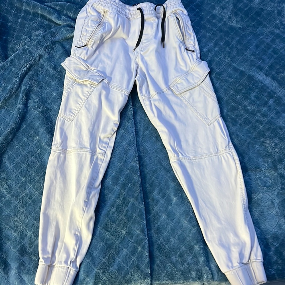Khaki Cargo Joggers